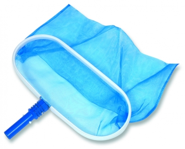 Bodenkescher tief mit Alurahmen weiss